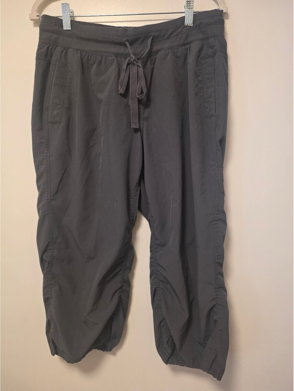 Brisas grey silky cargo pants